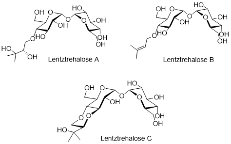 Lentztrehalose A, B, C_1