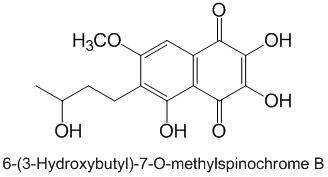 6-(3-Hydroxy-n-butyl)-7-O-methylspinochrome_1
